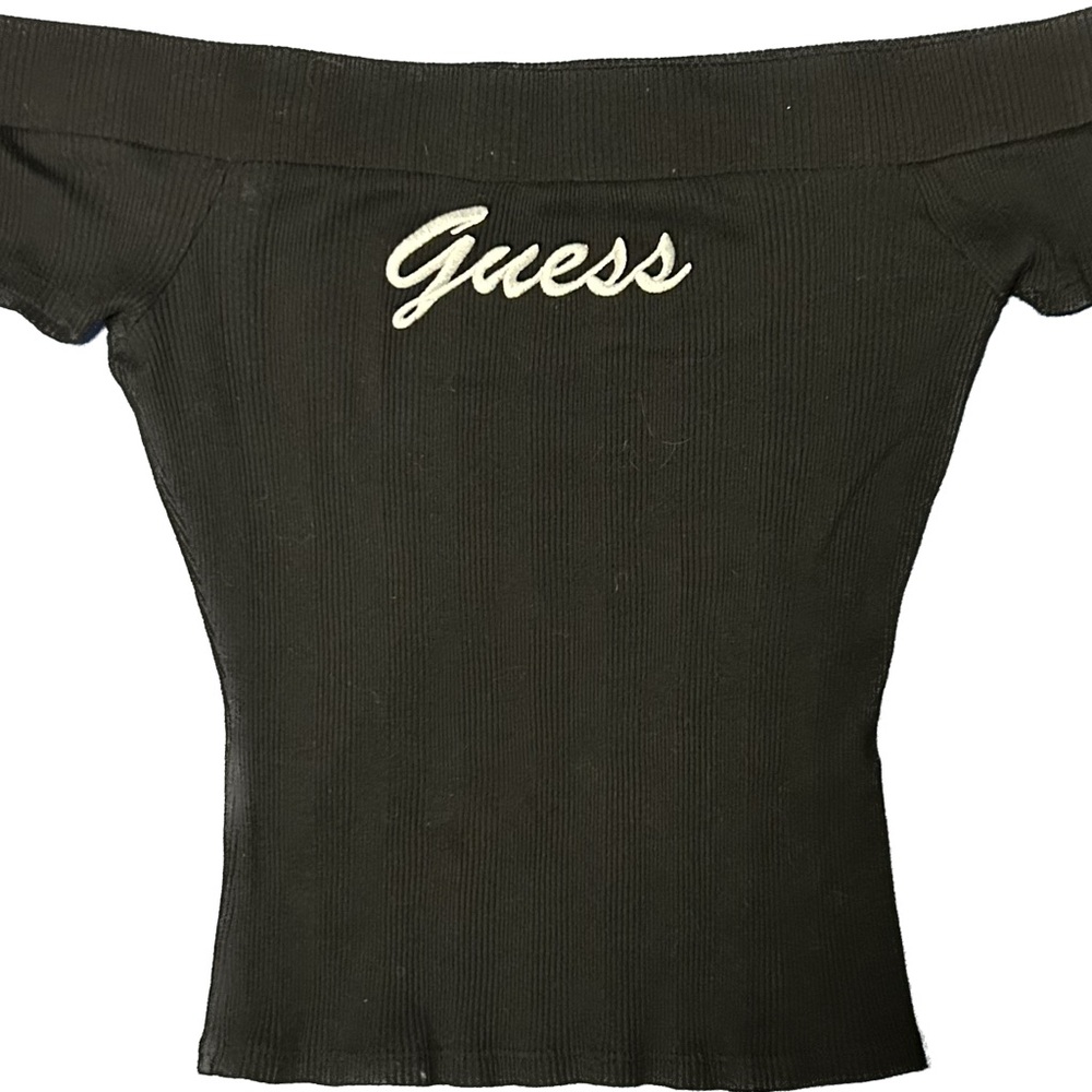 Guess Women's Black Off-Shoulder Top